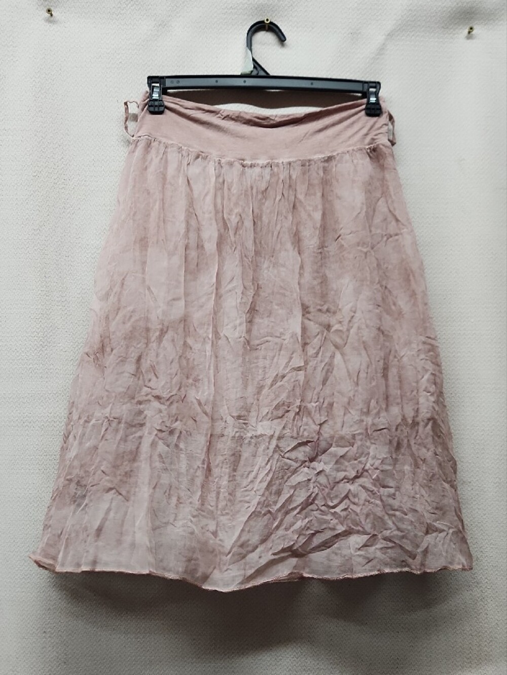 Sacred Threads Dusty Pink High-Low Lace Trim Skirt - Picture 2 of 4